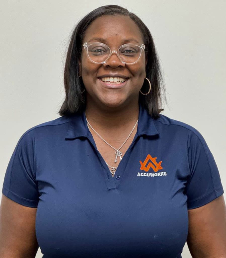 a person in a blue shirt